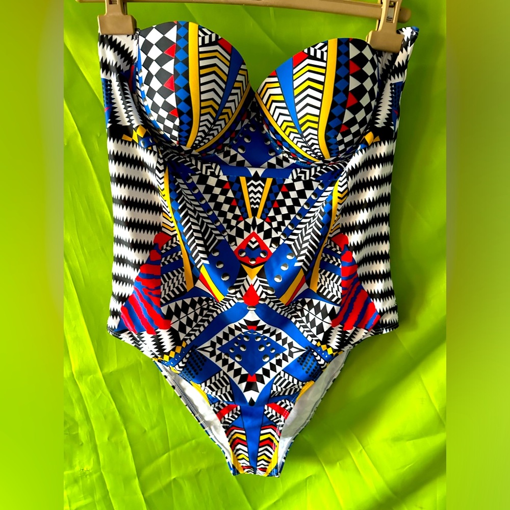 Strapless One Piece Swimsuit